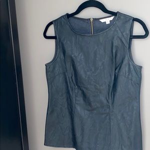 “Leather” top